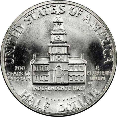 kennedy half dollar coin values 1776/1976